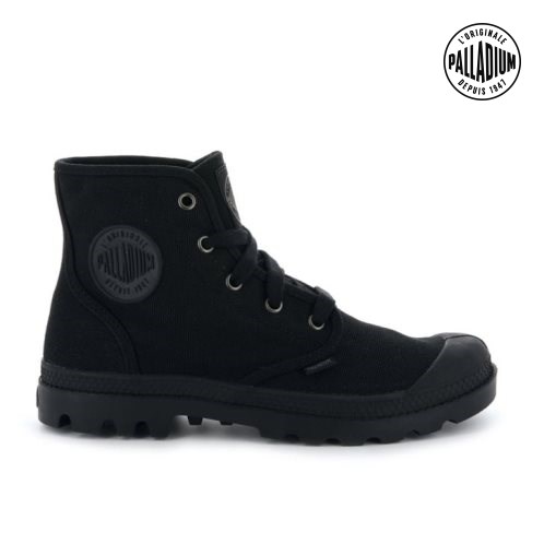 Palladium Pampa Hi Women's Boots Black | UK E269-IQB